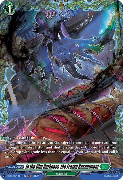 Image for In the Dim Darkness, the Frozen Resentment (FR) (D-BT06: Blazing Dragon Reborn) (D-BT06/FR31EN) - Cardfight Vanguard
