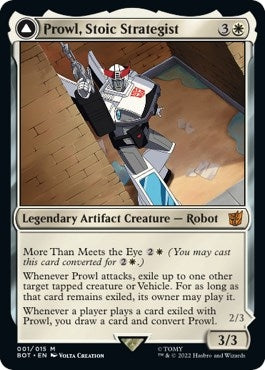Image for Prowl, Stoic Strategist (Universes Beyond: Transformers) (1) - Magic: The Gathering