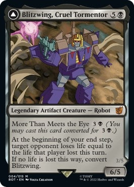 Image for Blitzwing, Cruel Tormentor (Universes Beyond: Transformers) (4) - Magic: The Gathering