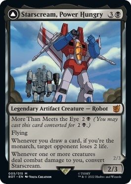 Image for Starscream, Power Hungry (Universes Beyond: Transformers) (5) - Magic: The Gathering