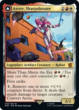 Image for Arcee, Sharpshooter (Universes Beyond: Transformers) (7) - Magic: The Gathering