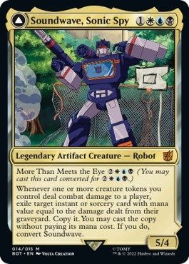 Image for Soundwave, Sonic Spy (Universes Beyond: Transformers) (14) - Magic: The Gathering