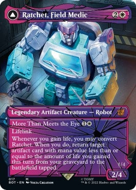 Image for Ratchet, Field Medic (Shattered Glass) (Universes Beyond: Transformers) (17) - Magic: The Gathering