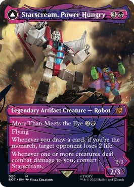 Image for Starscream, Power Hungry (Shattered Glass) (Universes Beyond: Transformers) (20) - Magic: The Gathering