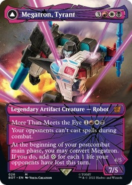 Image for Megatron, Tyrant (Shattered Glass) (Universes Beyond: Transformers) (26) - Magic: The Gathering