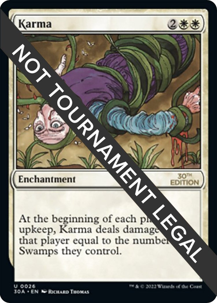 Image for Karma (30th Anniversary Edition) (26) - Magic: The Gathering
