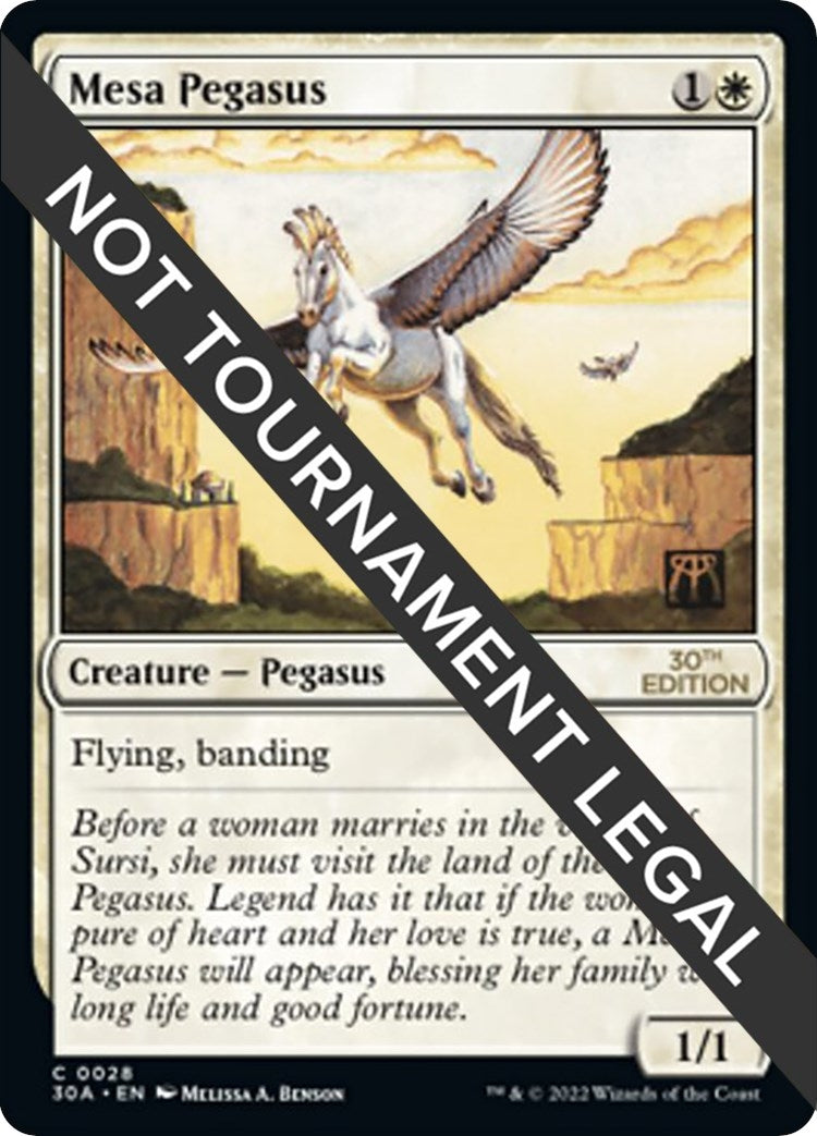 Image for Mesa Pegasus (30th Anniversary Edition) (28) - Magic: The Gathering