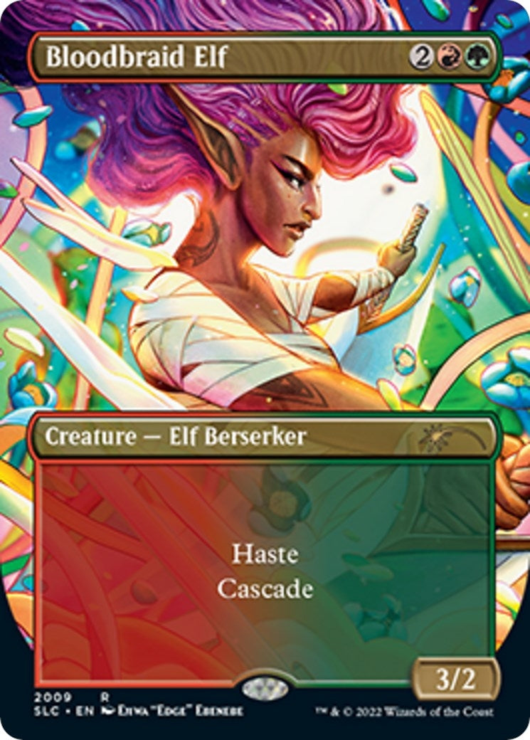 Image for Bloodbraid Elf (Secret Lair: 30th Anniversary Countdown Kit) (2009) - Magic: The Gathering
