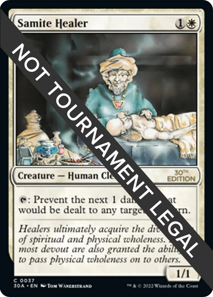 Image for Samite Healer (30th Anniversary Edition) (37) - Magic: The Gathering