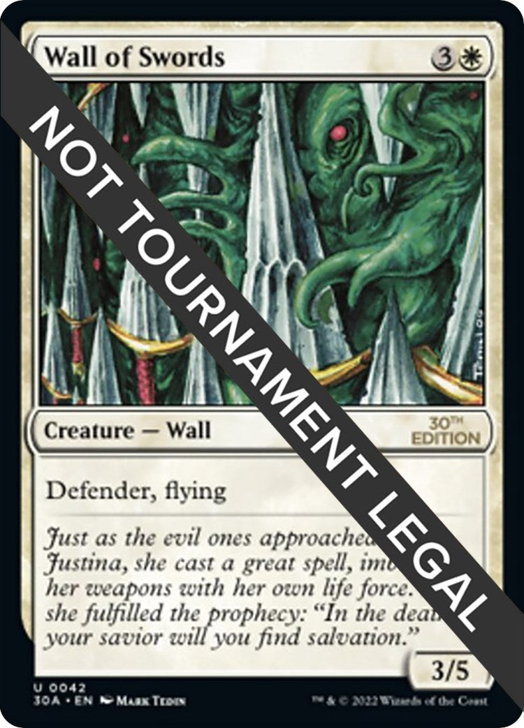 Image for Wall of Swords (30th Anniversary Edition) (42) - Magic: The Gathering
