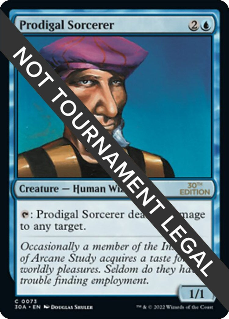 Image for Prodigal Sorcerer (30th Anniversary Edition) (73) - Magic: The Gathering