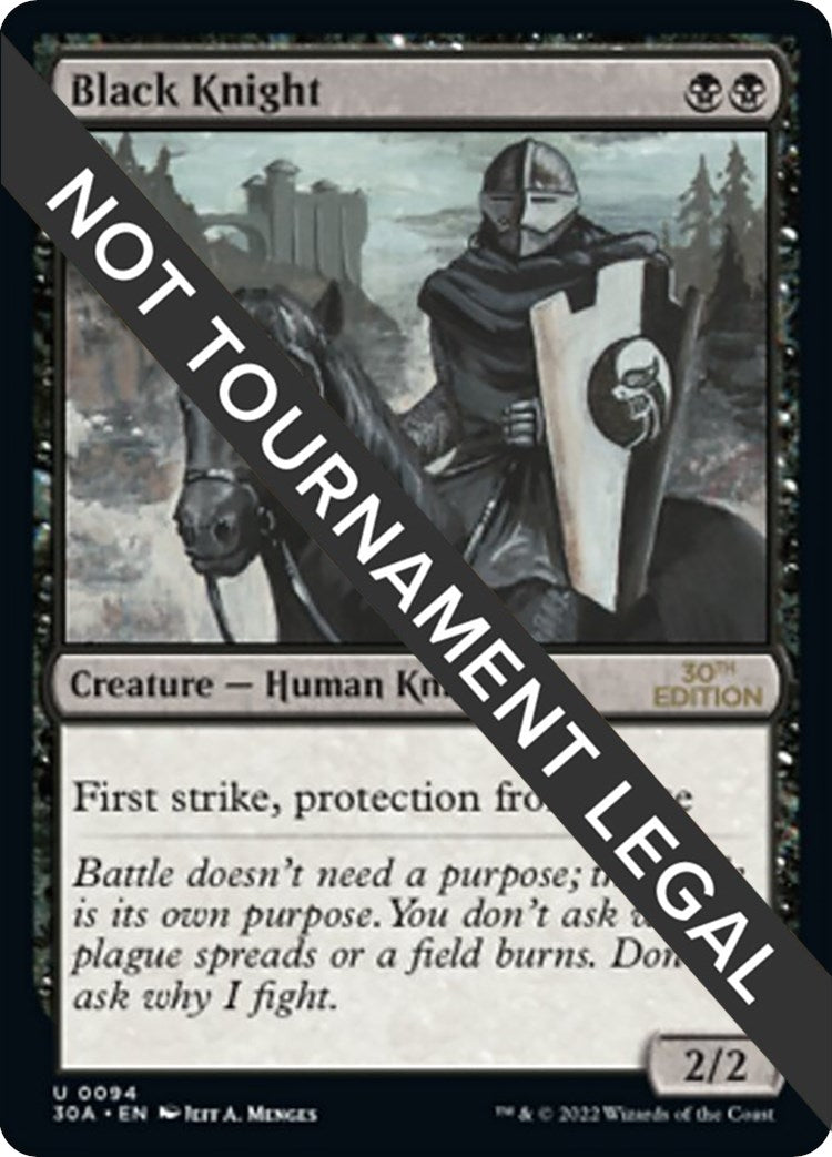 Image for Black Knight (30th Anniversary Edition) (94) - Magic: The Gathering