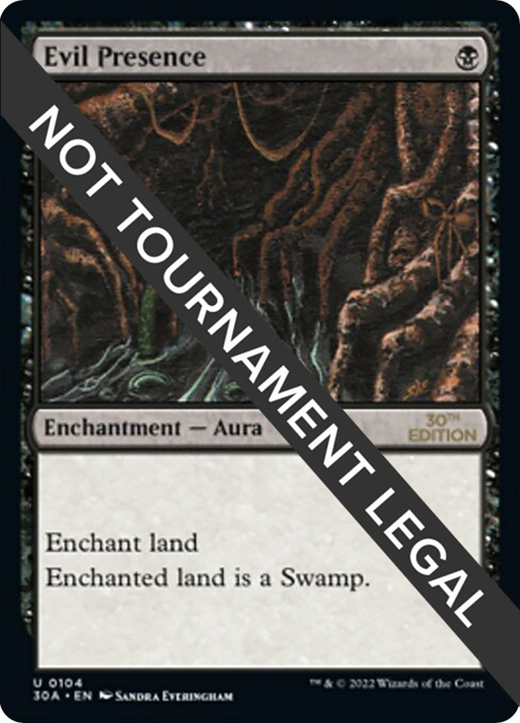 Image for Evil Presence (30th Anniversary Edition) (104) - Magic: The Gathering