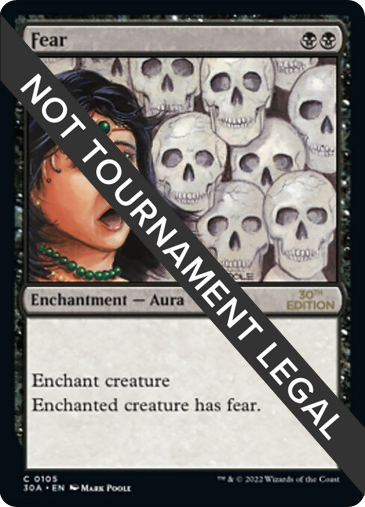 Image for Fear (30th Anniversary Edition) (105) - Magic: The Gathering
