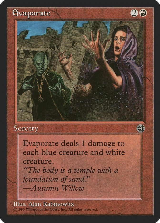 Image for Evaporate (Homelands) - Magic: The Gathering