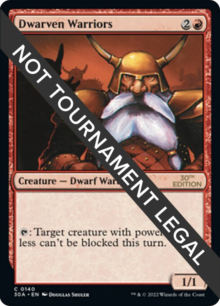 Image for Dwarven Warriors (30th Anniversary Edition) (140) - Magic: The Gathering