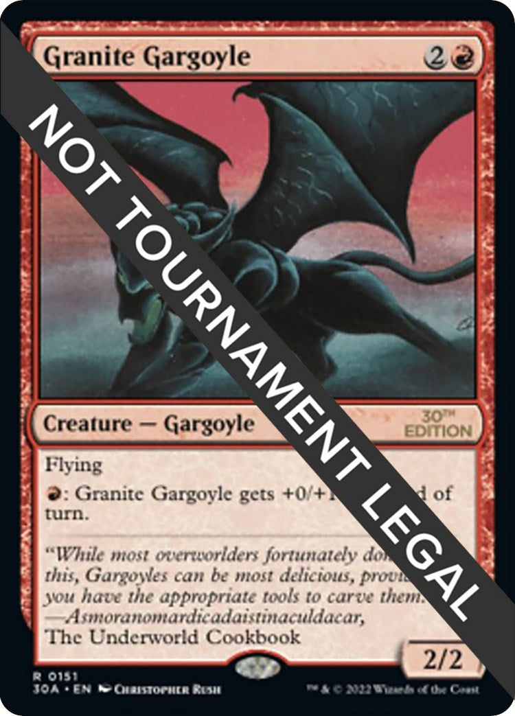 Image for Granite Gargoyle (30th Anniversary Edition) (151) - Magic: The Gathering