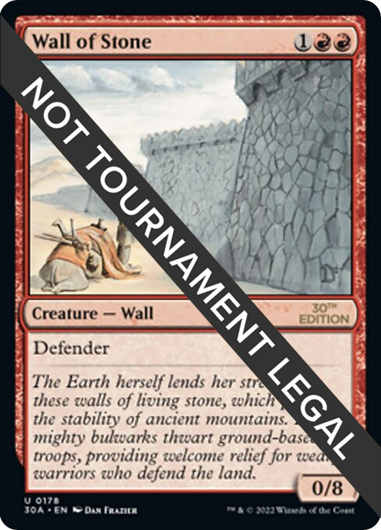 Image for Wall of Stone (30th Anniversary Edition) (178) - Magic: The Gathering