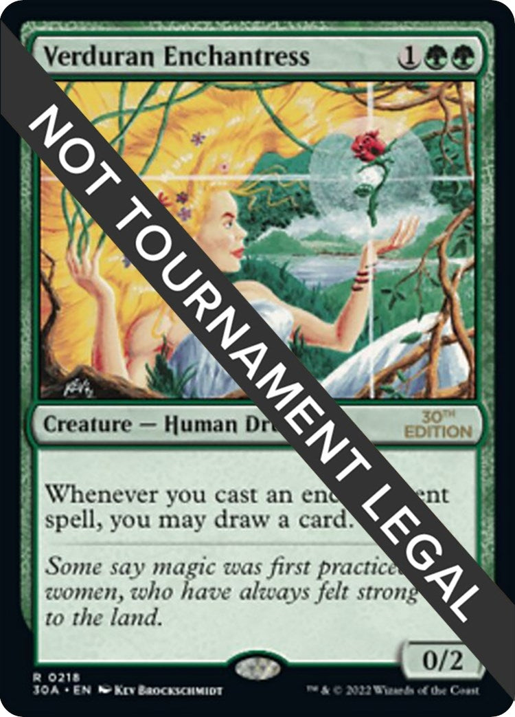 Image for Verduran Enchantress (30th Anniversary Edition) (218) - Magic: The Gathering