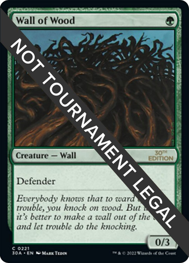 Image for Wall of Wood (30th Anniversary Edition) (221) - Magic: The Gathering