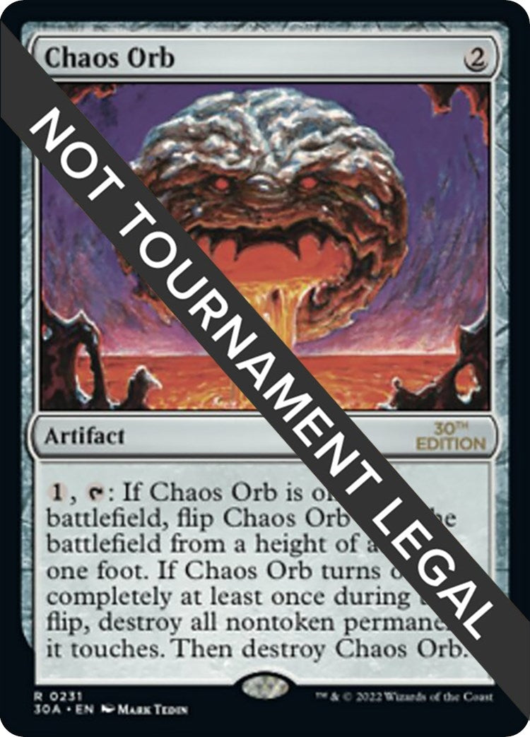 Image for Chaos Orb (30th Anniversary Edition) (231) - Magic: The Gathering