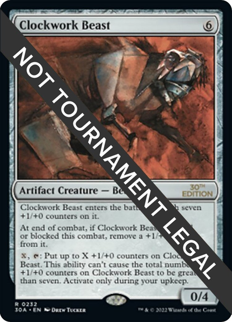 Image for Clockwork Beast (30th Anniversary Edition) (232) - Magic: The Gathering