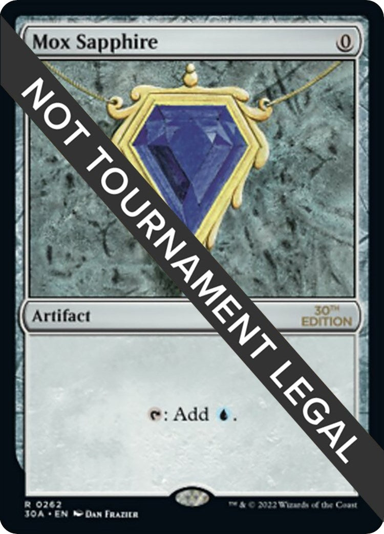 Image for Mox Sapphire (30th Anniversary Edition) (262) - Magic: The Gathering