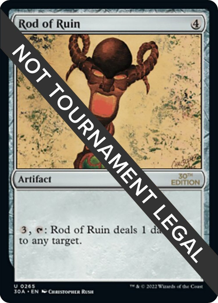 Image for Rod of Ruin (30th Anniversary Edition) (265) - Magic: The Gathering