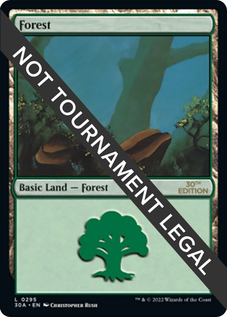 Image for Forest (295) (30th Anniversary Edition) (295) - Magic: The Gathering
