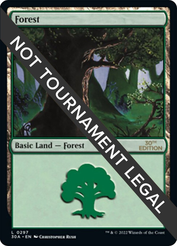 Image for Forest (297) (30th Anniversary Edition) (297) - Magic: The Gathering