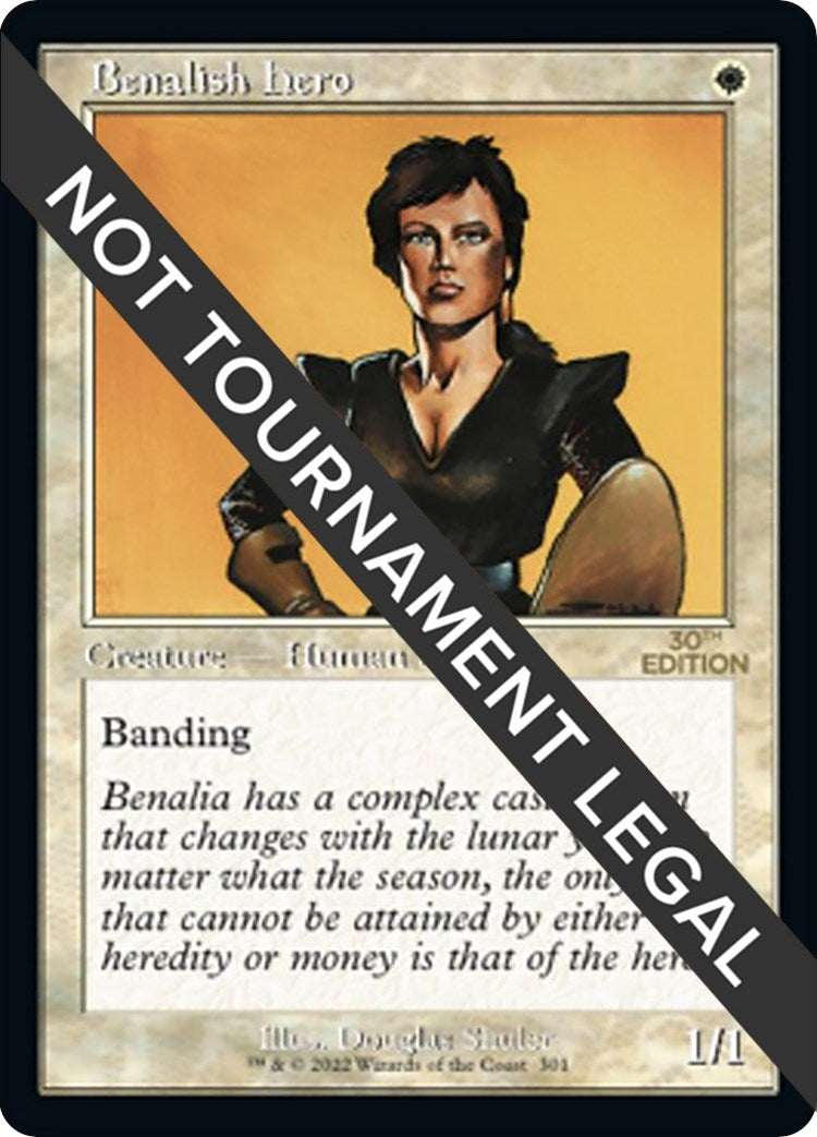 Image for Benalish Hero (Retro Frame) (30th Anniversary Edition) (301) - Magic: The Gathering