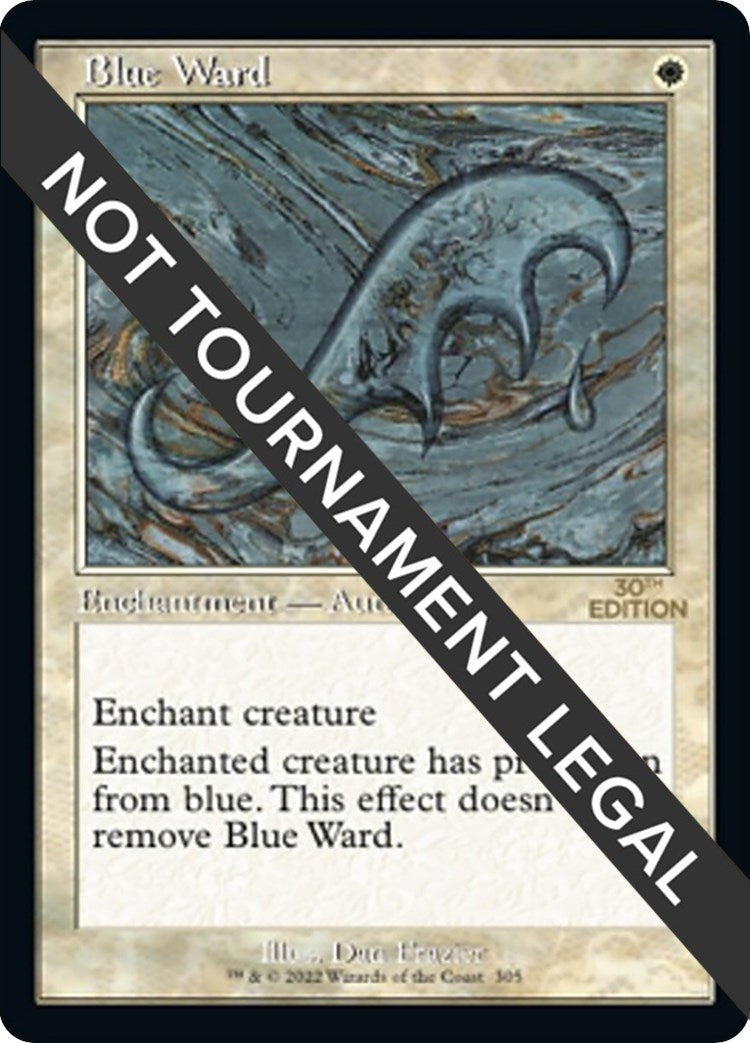 Image for Blue Ward (Retro Frame) (30th Anniversary Edition) (305) - Magic: The Gathering