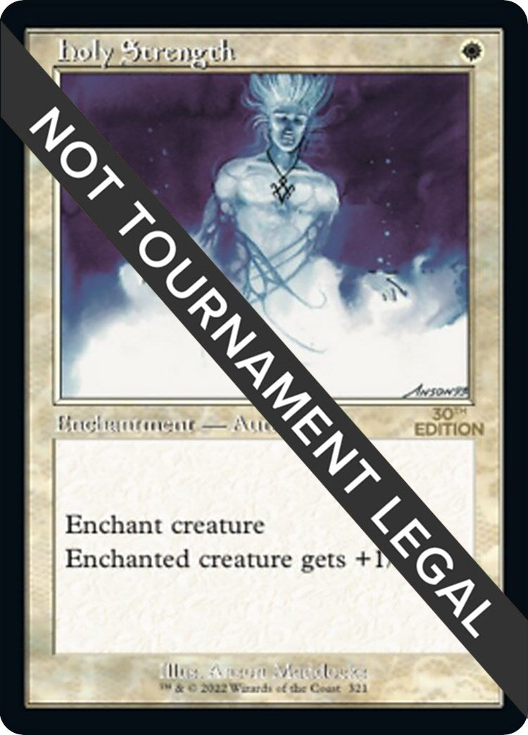 Image for Holy Strength (Retro Frame) (30th Anniversary Edition) (321) - Magic: The Gathering