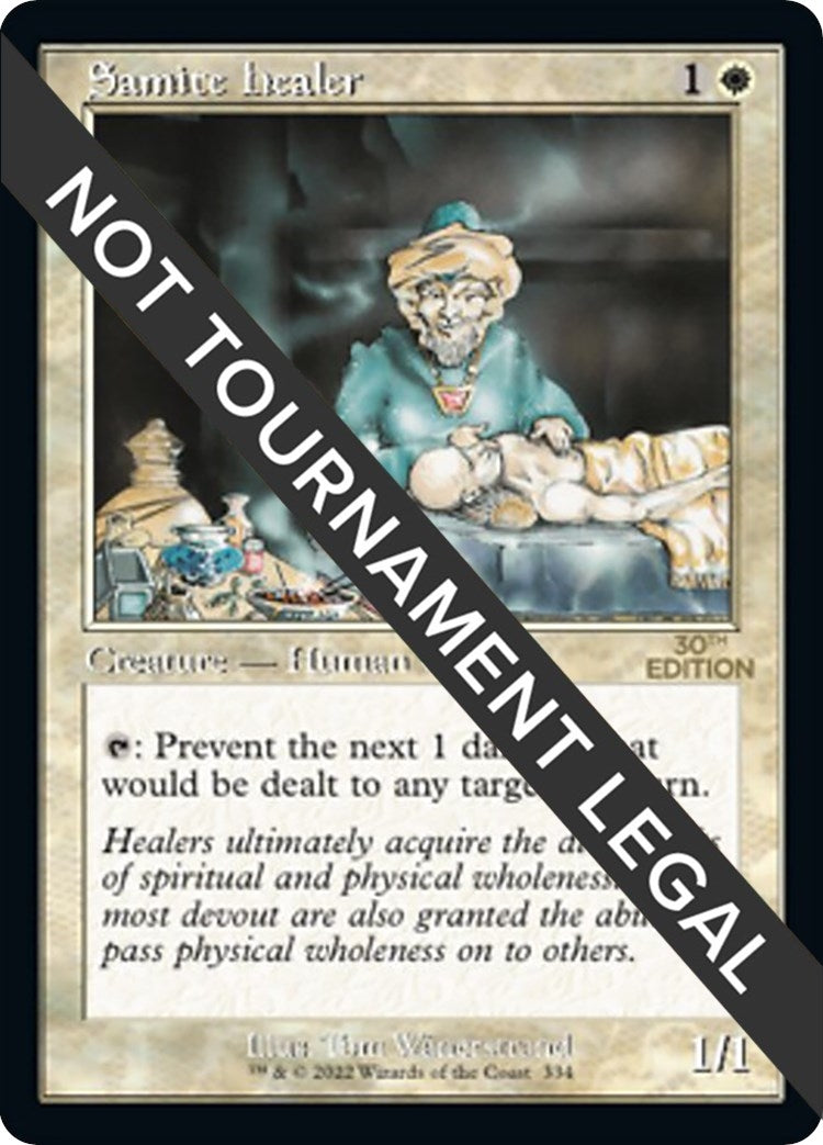 Image for Samite Healer (Retro Frame) (30th Anniversary Edition) (334) - Magic: The Gathering