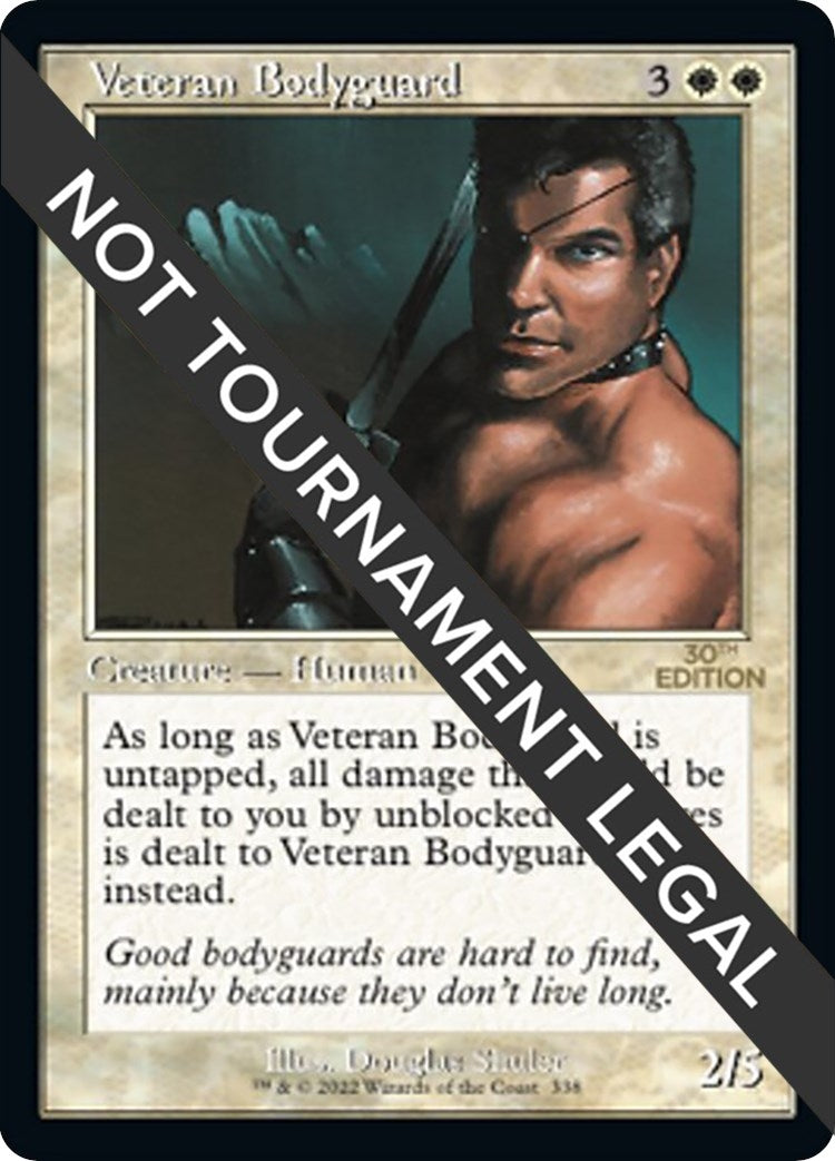 Image for Veteran Bodyguard (Retro Frame) (30th Anniversary Edition) (338) - Magic: The Gathering