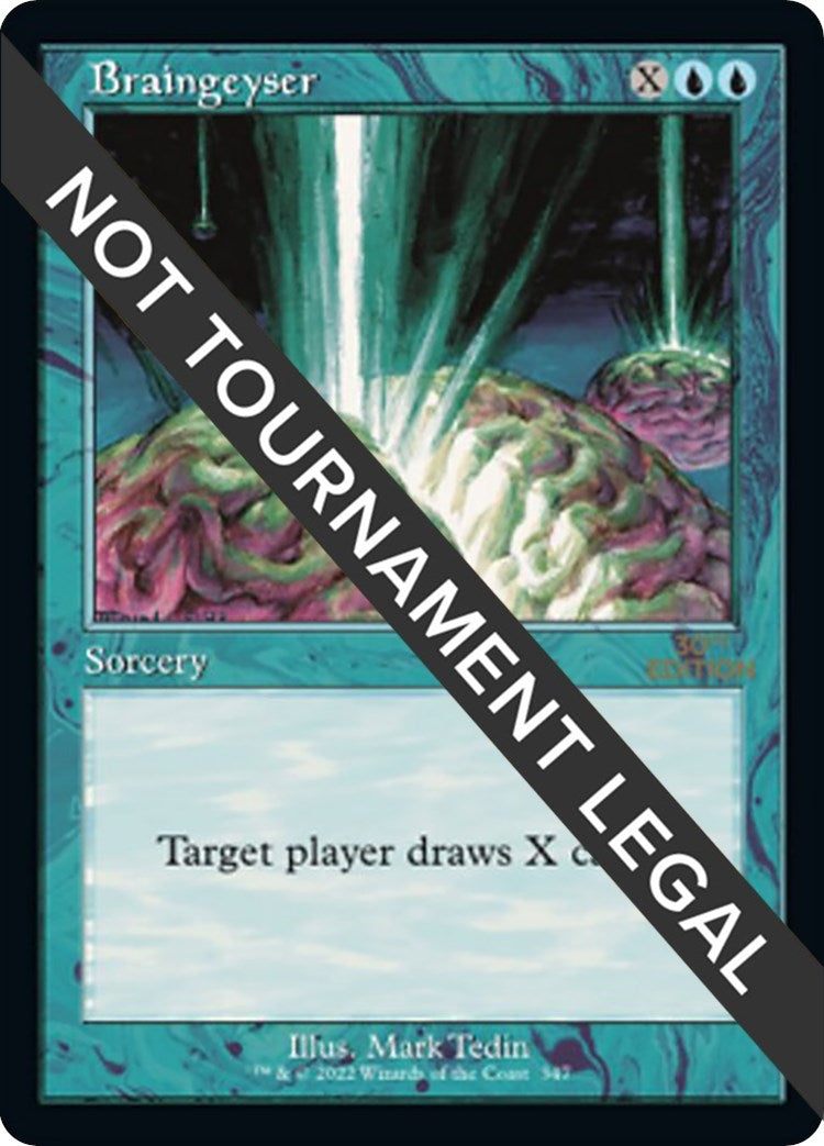 Image for Braingeyser (Retro Frame) (30th Anniversary Edition) (347) - Magic: The Gathering