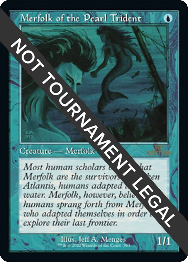 Image for Merfolk of the Pearl Trident (Retro Frame) (30th Anniversary Edition) (363) - Magic: The Gathering