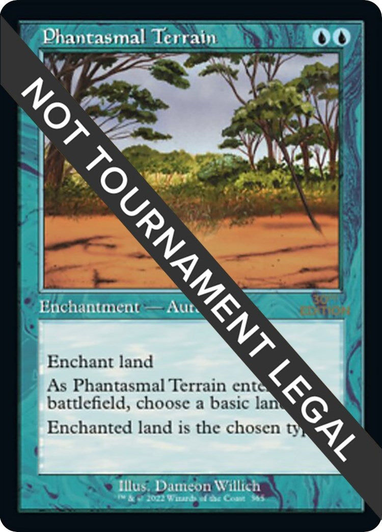 Image for Phantasmal Terrain (Retro Frame) (30th Anniversary Edition) (365) - Magic: The Gathering
