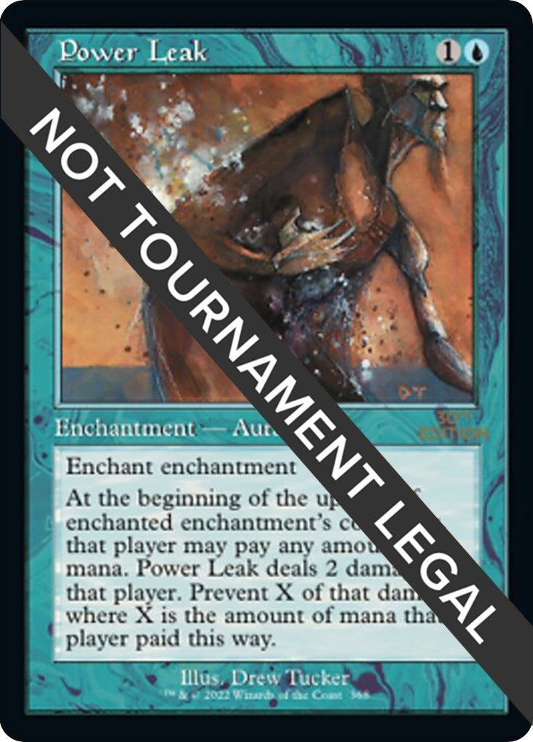 Image for Power Leak (Retro Frame) (30th Anniversary Edition) (368) - Magic: The Gathering