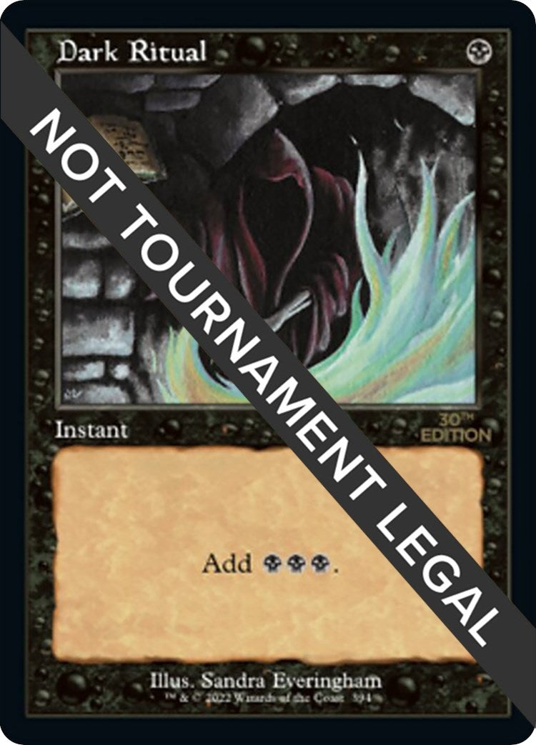 Image for Dark Ritual (Retro Frame) (30th Anniversary Edition) (394) - Magic: The Gathering