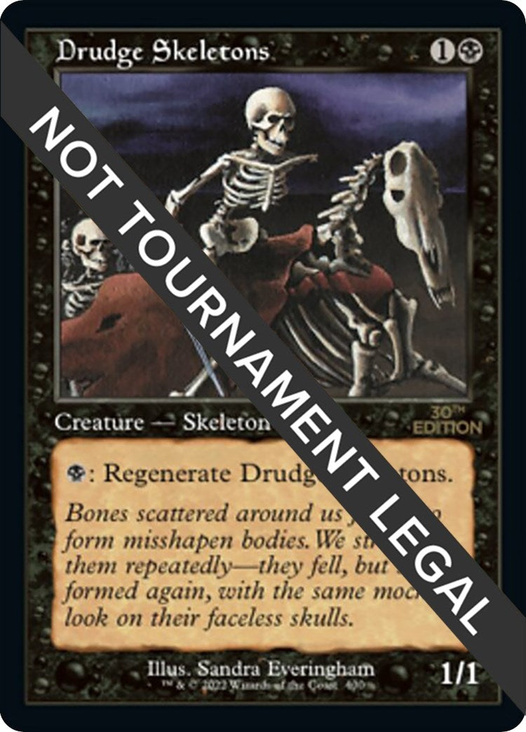 Image for Drudge Skeletons (Retro Frame) (30th Anniversary Edition) (400) - Magic: The Gathering