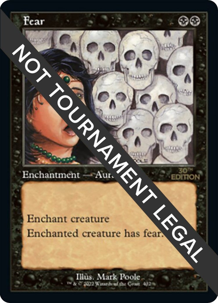 Image for Fear (Retro Frame) (30th Anniversary Edition) (402) - Magic: The Gathering