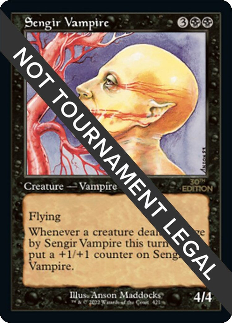 Image for Sengir Vampire (Retro Frame) (30th Anniversary Edition) (421) - Magic: The Gathering