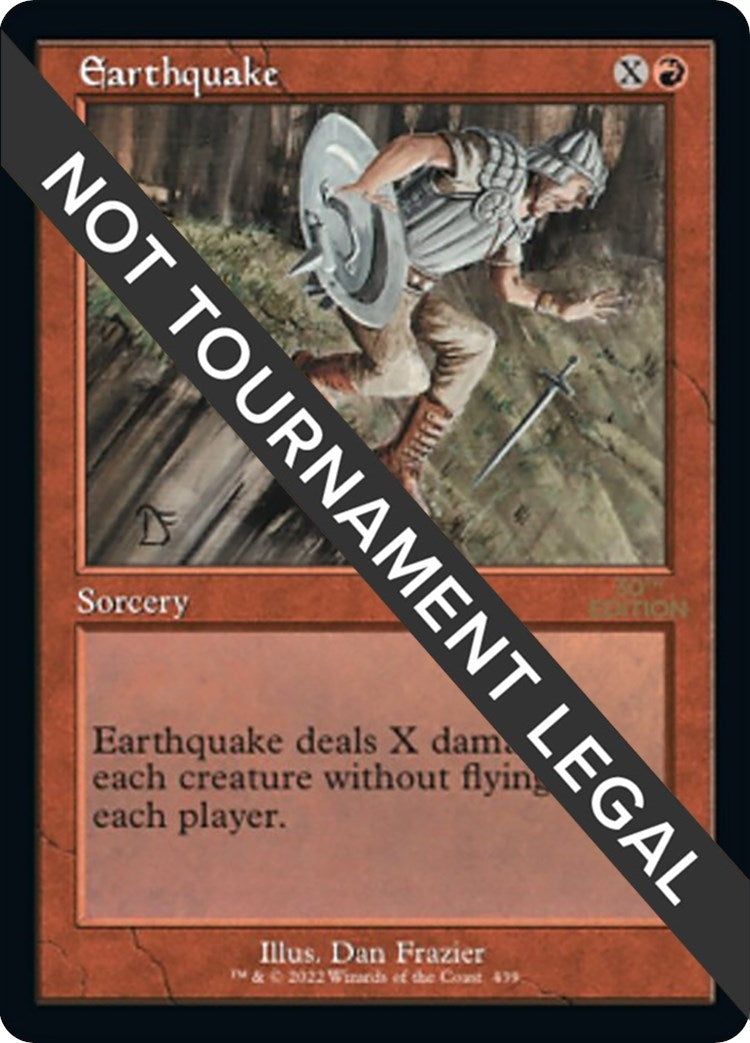 Image for Earthquake (Retro Frame) (30th Anniversary Edition) (439) - Magic: The Gathering