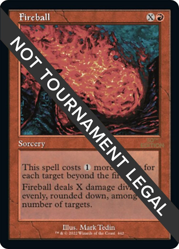 Image for Fireball (Retro Frame) (30th Anniversary Edition) (442) - Magic: The Gathering