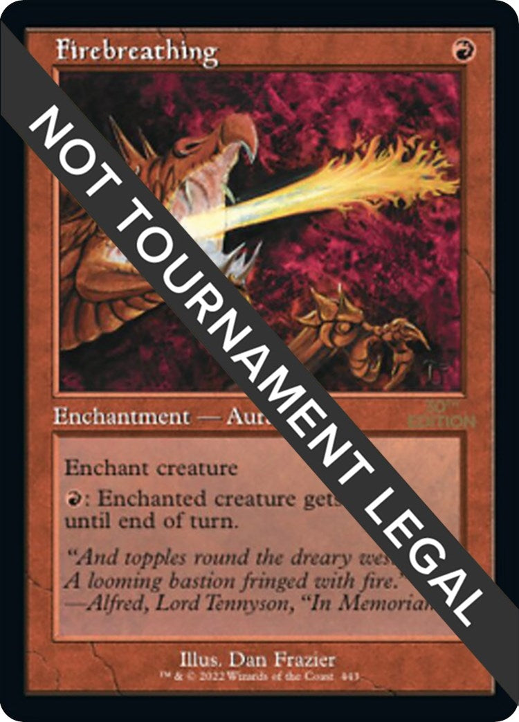 Image for Firebreathing (Retro Frame) (30th Anniversary Edition) (443) - Magic: The Gathering