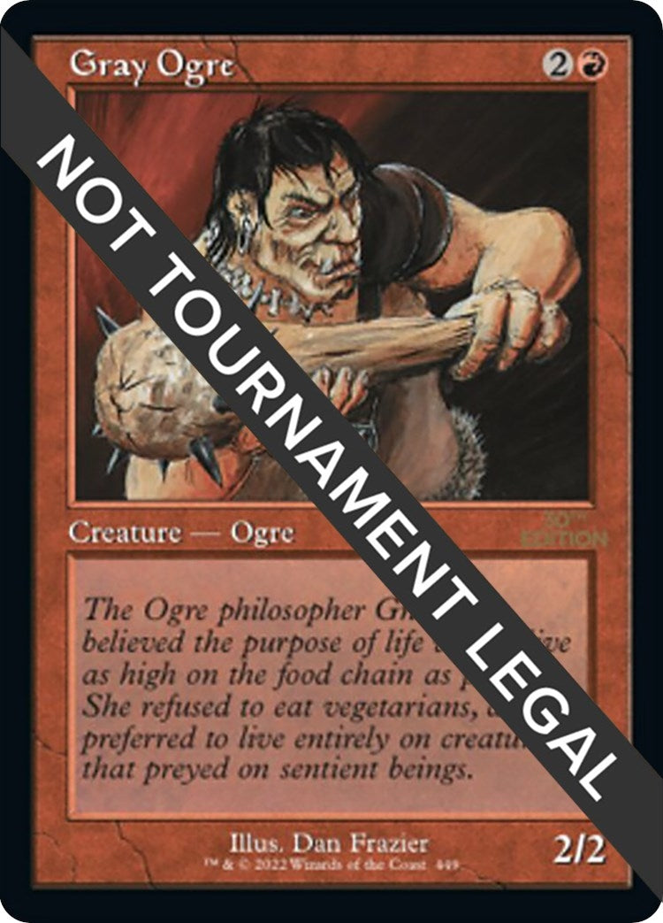 Image for Gray Ogre (Retro Frame) (30th Anniversary Edition) (449) - Magic: The Gathering