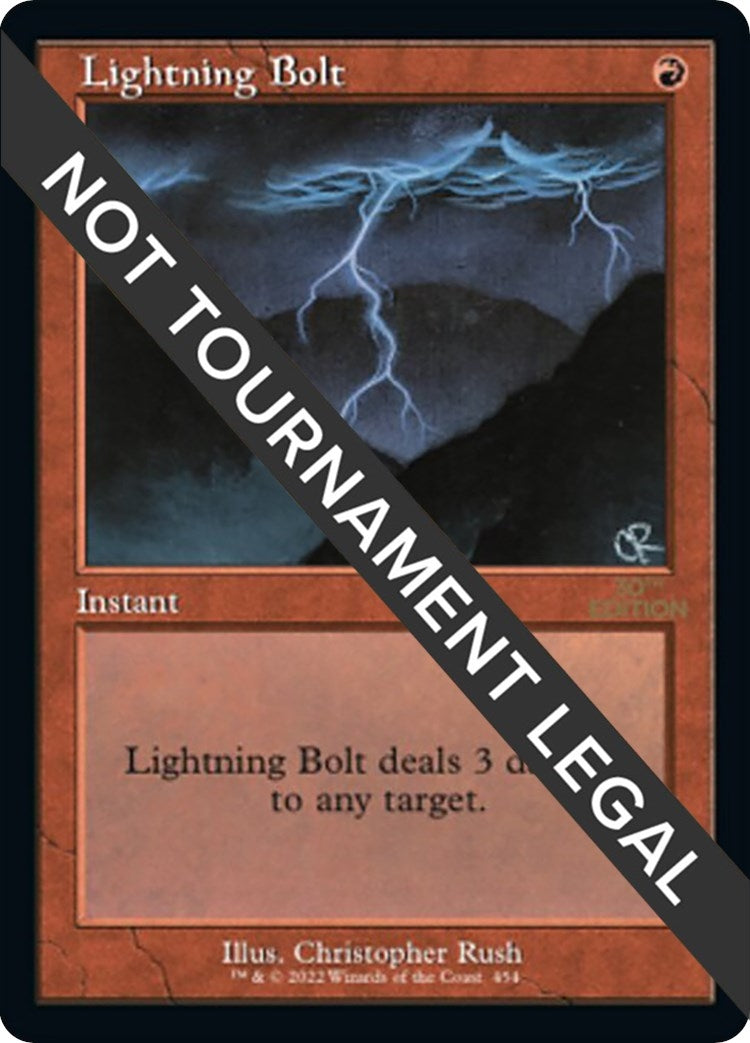 Image for Lightning Bolt (Retro Frame) (30th Anniversary Edition) (454) - Magic: The Gathering