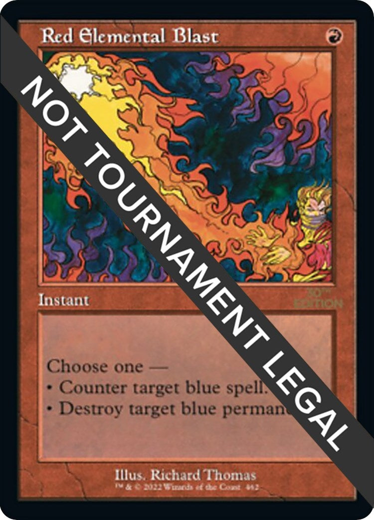 Image for Red Elemental Blast (Retro Frame) (30th Anniversary Edition) (462) - Magic: The Gathering