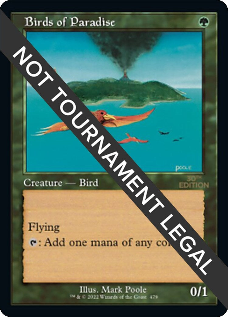 Image for Birds of Paradise (Retro Frame) (30th Anniversary Edition) (479) - Magic: The Gathering